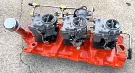 Rochester Tri-Power Complete 348" W-Motor System