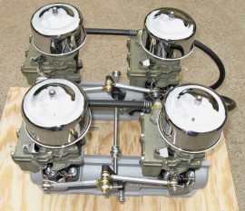 4-Deuce "Man-A-Fre" & Offy Linkage Kit - American Graffitti